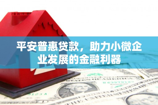 伊犁平安普惠贷款，助力小微企业发展的金融利器