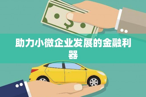 伊犁助力小微企业发展的金融利器