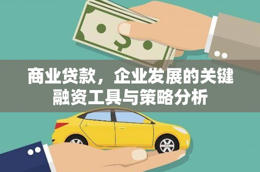 伊犁商业贷款，企业发展的关键融资工具与策略分析