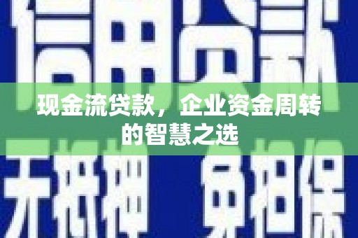 伊犁现金流贷款，企业资金周转的智慧之选