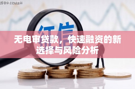 伊犁无电审贷款，快速融资的新选择与风险分析