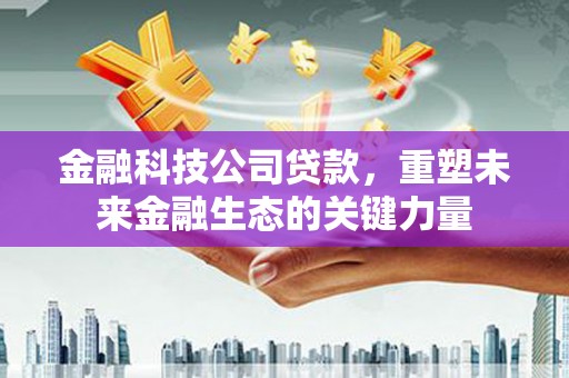 伊犁金融科技公司贷款，重塑未来金融生态的关键力量