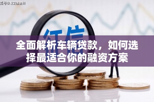 伊犁全面解析车辆贷款，如何选择最适合你的融资方案