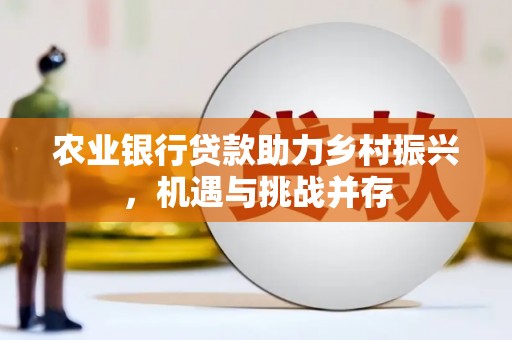 伊犁农业银行贷款助力乡村振兴，机遇与挑战并存