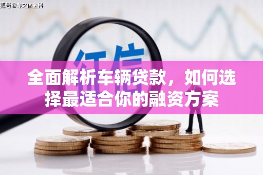 伊犁全面解析车辆贷款，如何选择最适合你的融资方案