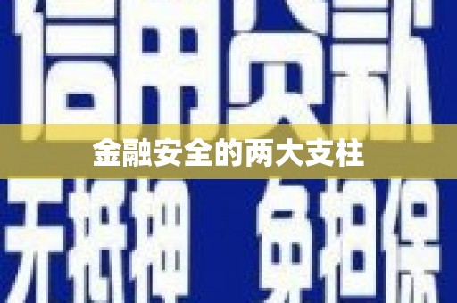 伊犁金融安全的两大支柱