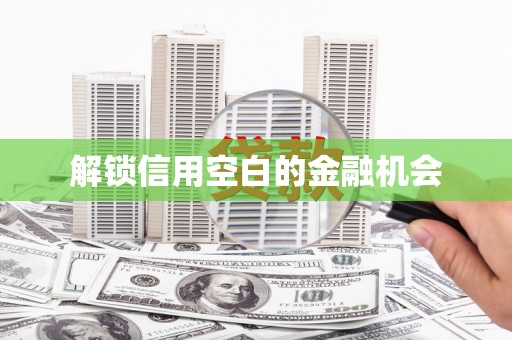 伊犁解锁信用空白的金融机会